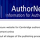 Authornet screengrab