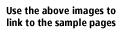 GRAPHIC: instruction for sample pages