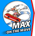 Max on the move!