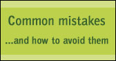 'Common Mistakes... and how to avoid them' thumbnail