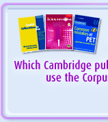 Which Cambridge publications use the Corpus?