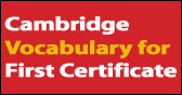 'Cambridge Vocabulary for First Certificate' thumbnail