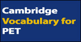 'Cambridge Vocabulary for PET' thumbnail